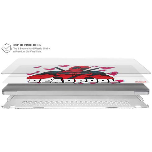 Marvel Deadpool Legacy Deadpool Love MacBook Air 15in (2023-2025) Case plus Skin